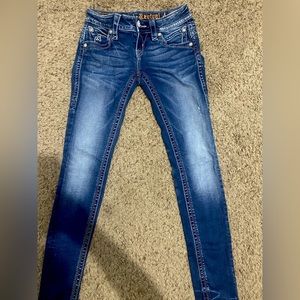 Women’s Rock Revival Jeans size 25 Skinny Heather